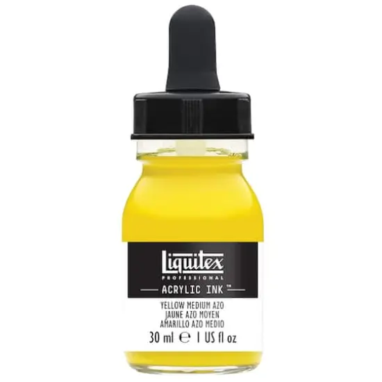 Liquitex® Professional Acrylic INK!, 1oz.Yellow Medium Azo {1}