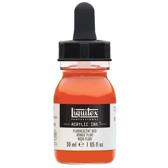 Liquitex&reg; Professional Acrylic INK!, 1oz.Fluorescent Red {1}