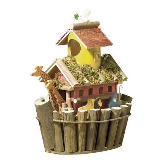 12.5" Noah's Ark Birdhouse {1}