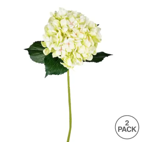 2 Pack: Light Green Hydrangea Spray {4}