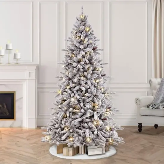 7.5ft. Pre-Lit Bennington Fir Artificial Christmas Tree, Clear Lights {7}
