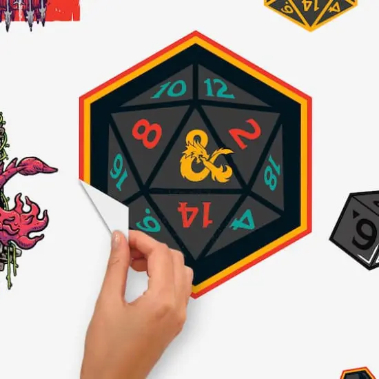 RoomMates Dungeons & Dragons Peel & Stick Wall Decals {5}
