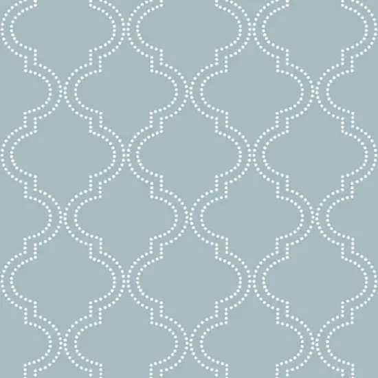 NuWallpaper Slate Blue Quatrefoil Peel & Stick Wallpaper {1}