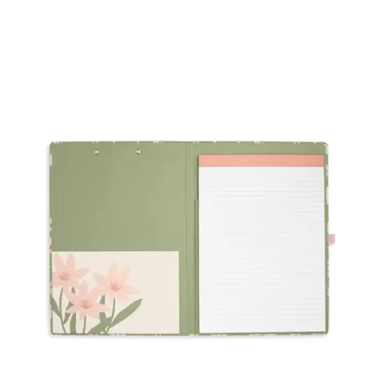 Steel Mill & Co.&reg; Daisy Floral Green Clipboard Folio {4}
