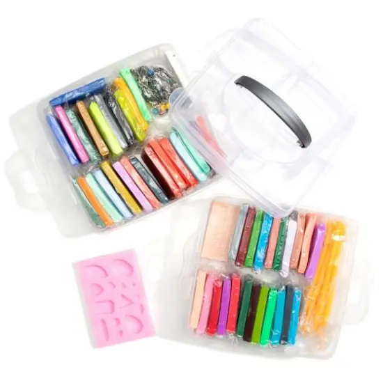 CousinDIY Multicolor Polymer Clay Jewelry Making Kit {4}