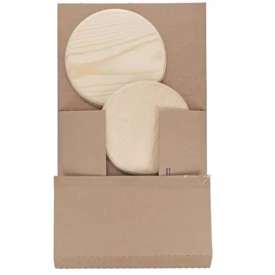 Good Wood by Leisure Arts&reg; 8" Circle Pine Plaque, 2ct. {3}