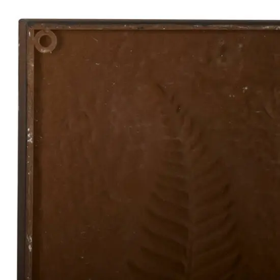 36" White Metal Contemporary Floral Wall D&eacute;cor Set {7}