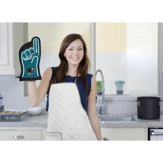NHL No.1 Oven Mitt San Jose Sharks {6}