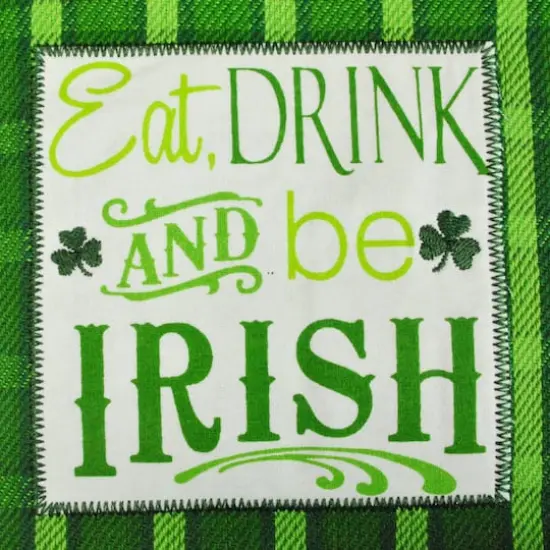 DII&reg; St Patty's Day Embroidered Dishtowels, 3ct. {5}