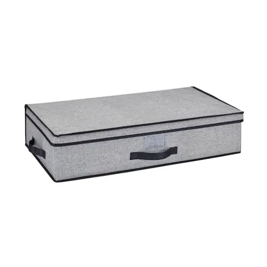 Simplify 28" Under the Bed Black Storage Box {3}