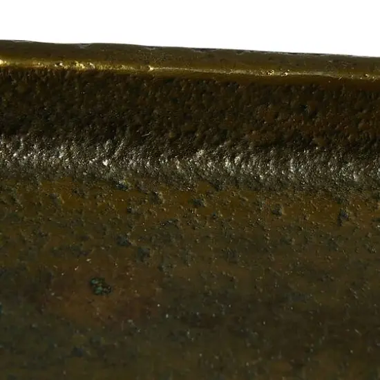 Hello Honey&reg; 22" Antique Gold Finish Vintage Decorative Narrow Aluminum Tray {7}