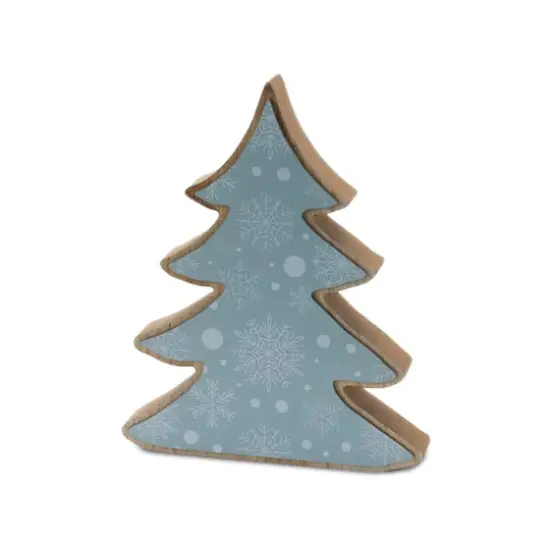 Wood Pine Tree D&eacute;cor Set, 9.75" & 11.75" {3}