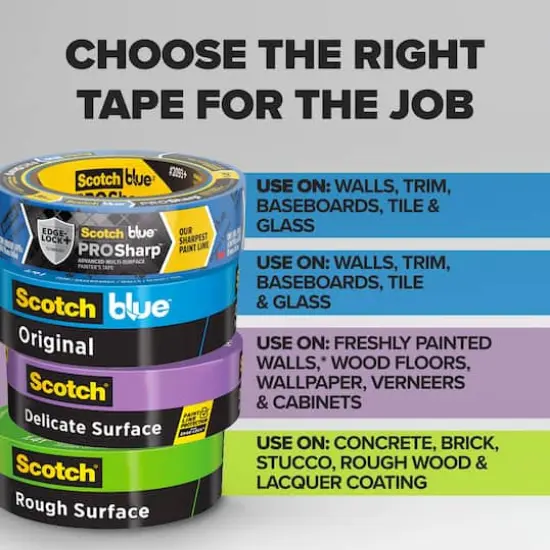 Scotch&reg; 0.94" x 60yd. Rough Surface Painter's Tape {5}