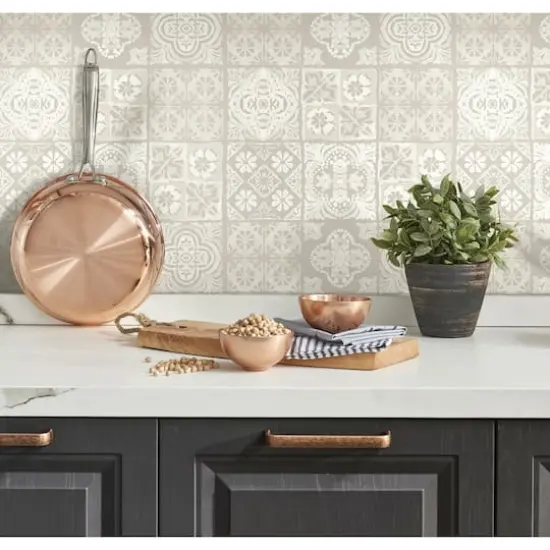 RoomMates Marrakesh Tile Peel & Stick Wallpaper Tan/Beige {7}
