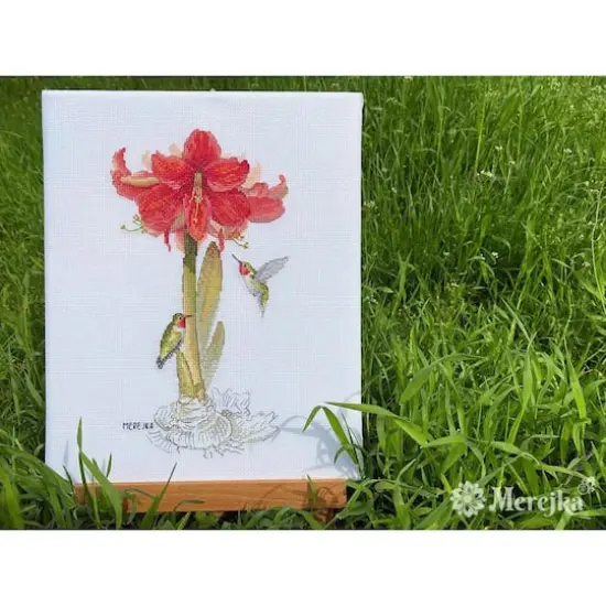 Merejka Amaryllis Counted Cross Stitch Kit {5}
