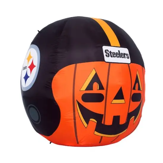 Sporticulture 4ft. Inflatable NFL Team Pride Jack-O' Helmet Pittsburgh Steelers {1}