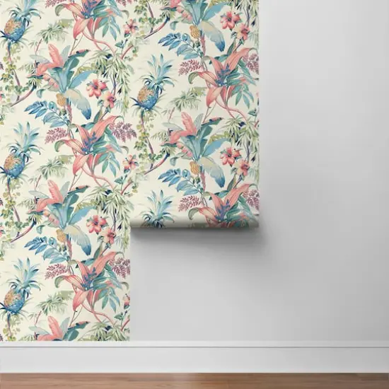 Tommy Bahama Malay Botanic Peel & Stick Wallpaper Oyster {5}