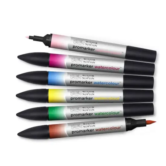 Winsor & Newton® ProMarker™ Floral Tones 6 Watercolor Marker Set {4}