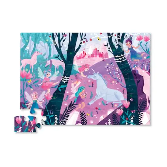 Crocodile Creek&reg; Unicorn Forest 36 Piece Floor Puzzle {3}