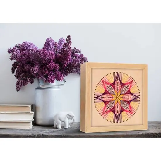 Leisure Arts&reg; Circle Stitched String Art Shadow Box Kit {7}