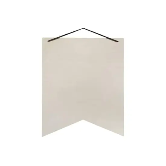 14.75" Unfinished Wood Ribbon Plaque by Make Market&reg; {1}