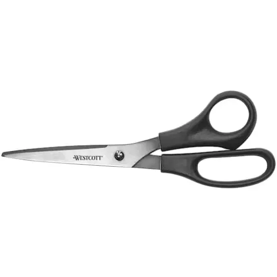Westcott&reg; 8" Assorted Straight All Purpose Value Scissors, 3ct. {6}