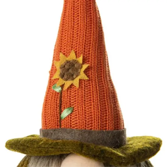 Glitzhome&reg; 13" Fall Fabric Gnome Set {7}