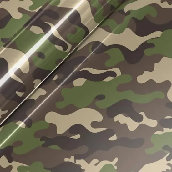 Siser EasyPatterns Plus Green Camouflage Heat Transfer Vinyl 36in {3}