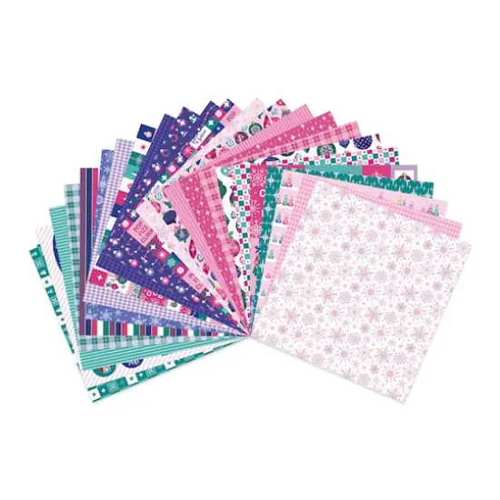 6" x 6" Jewels & Jolly Double-Sided Paper Pad, 24 Sheets by Recollections™ {3}