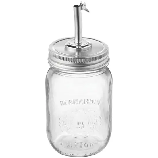 Starfrit Oil & Vinegar Pourer for Mason Jars {3}