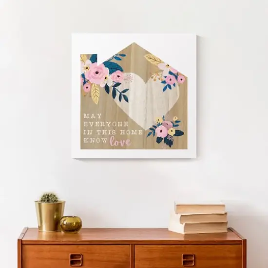 Love in this Home 16" x 16" Canvas Wall Art {5}