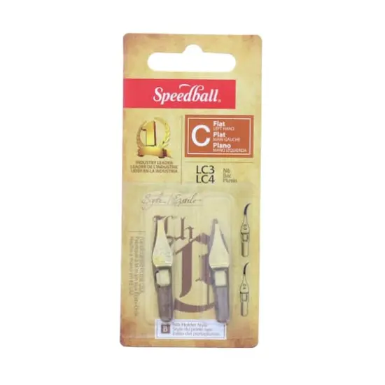 Speedball&reg; Left-Handed Lettering Nibs, LC3/LC4 {1}
