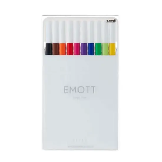 EMOTT 10 Color Fineliner Pen Set #1 {1}