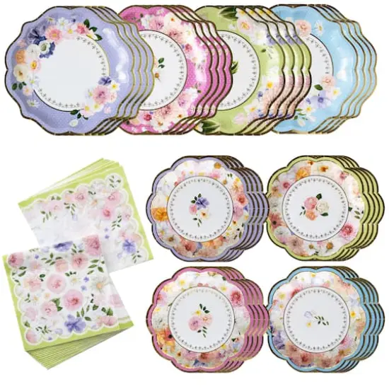 Kate Aspen&reg; Tea Time Party 62-Piece Party Tableware Set {1}