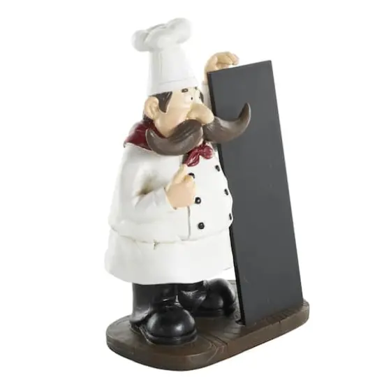 11" Chef Sculpture with Chalkboard {4}