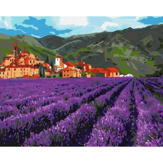 Mountain Lavender Painting by Numbers Kit {1}