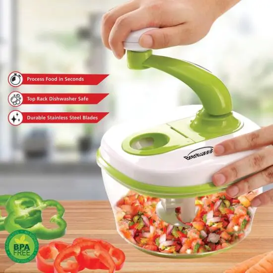 Brentwood Food Processor With 8-Cup Storage Container, Stainless Steel Blades & Paddle Mixer {6}
