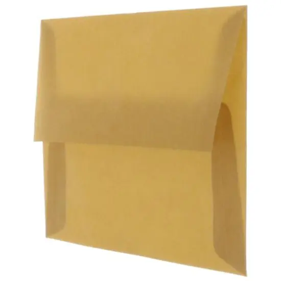 JAM Paper A10 Translucent Vellum Invitation Envelopes, 50ct. Earth Brown {4}