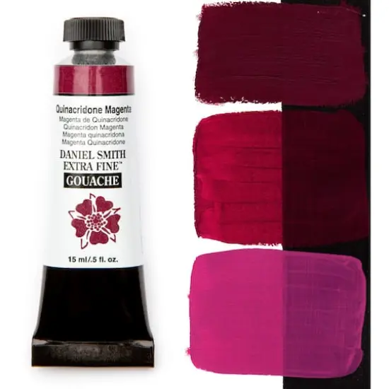 Daniel Smith Extra Fine&trade; Gouache Paint Quinacridone Magenta {3}