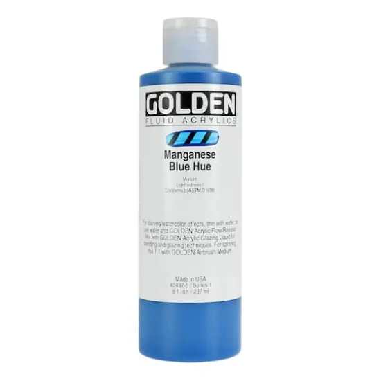 Golden&reg; Fluid Acrylics, 8oz. Manganese Blue Hue {1}