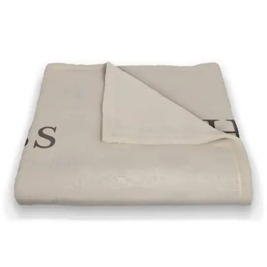 Happniess Blooms from Within 50" x 60" Coral Fleece Blanket {3}