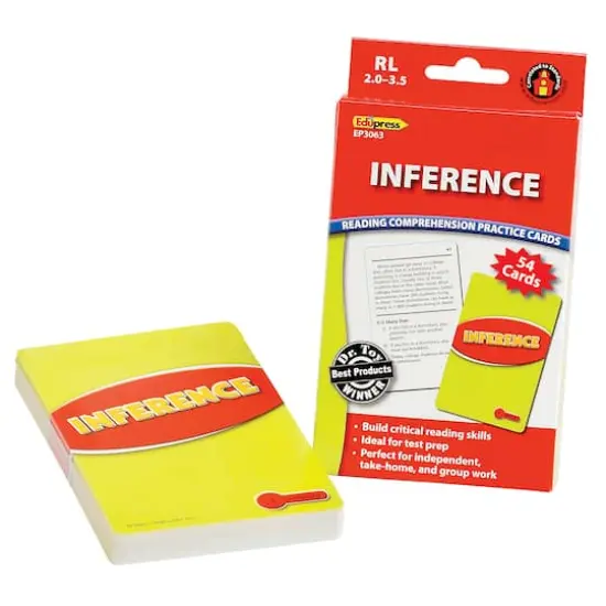 Edupress&reg; Inference Practice Cards, Levels 2.0-3.5 {1}