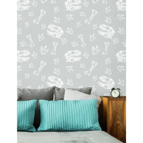 RoomMates Dinosaur Bones Peel & Stick Wallpaper {4}