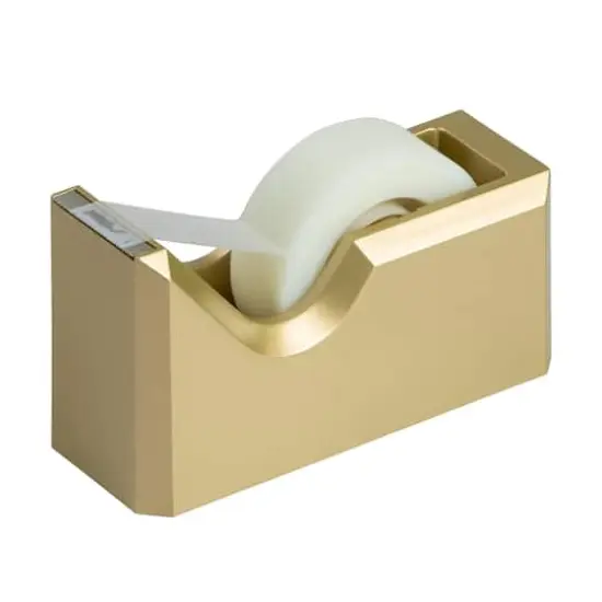 JAM Paper Colorful Desk Tape Dispensers Gold {1}