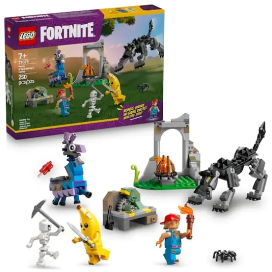 LEGO&reg; Fortnite&reg; Peely & Sparkplug&rsquo;s Camp Video Game Building Set 77075 {1}