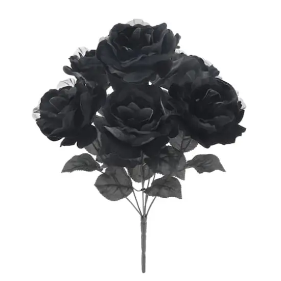 17.5" Black Rose Bush by Ashland&reg; {1}