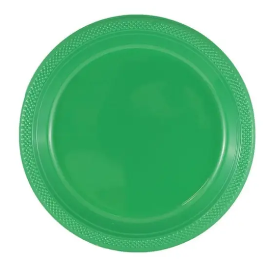 JAM Paper 10.25" Plastic Party Plates, 20ct. Green {1}
