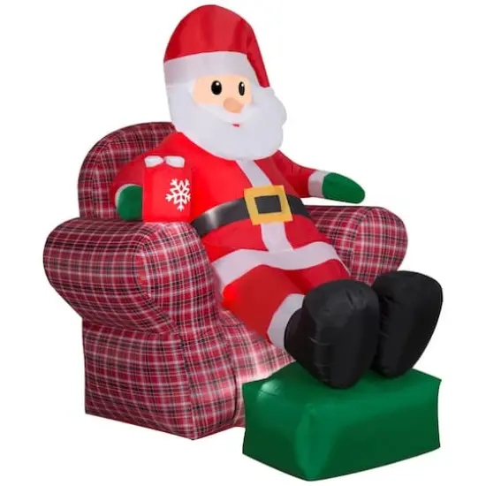 6ft. Airblown&reg; Inflatable Santa in Recliner {1}