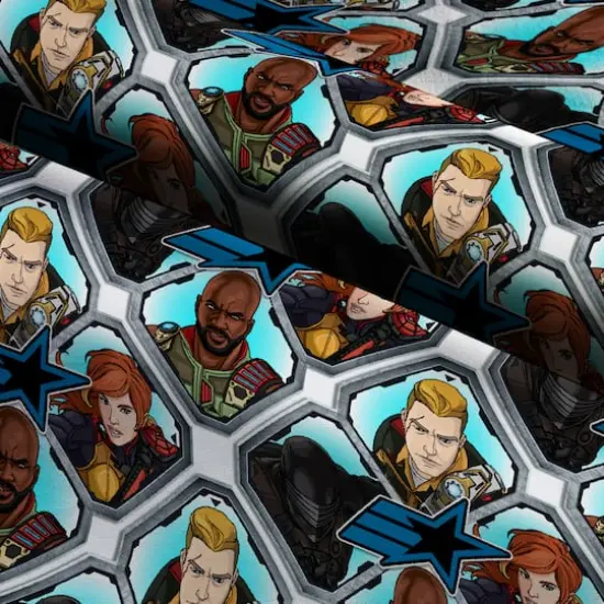 Hasbro Gi Joe Character Badge Cotton Fabric {4}