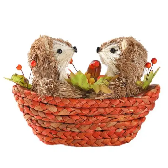 8" Foxes in Basket Accent by Ashland&reg; {4}